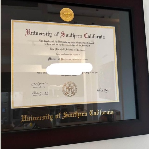 New in Box- University of Southern California USC 8.5 x 11 Diploma Frame - Picture 4 of 4
